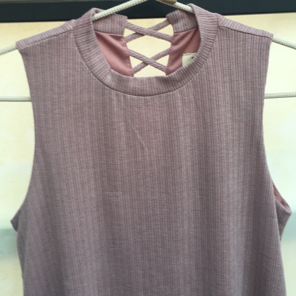 NWT PP LA Girls Sleeveless Ribbed Dress - Picture 2 of 6
